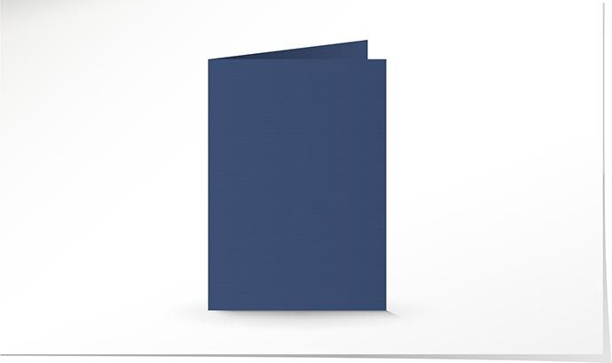 A5 Doppelkarte kaschmirblau K5272/5