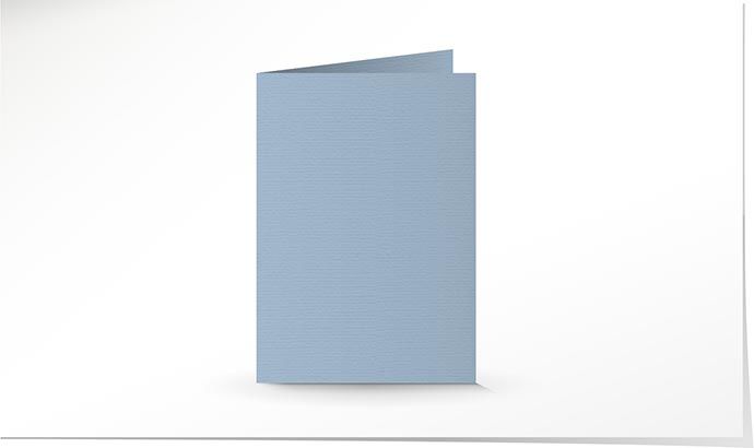 A5 Doppelkarte pastellblau K5273/5