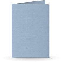 A5 Doppelkarte pastellblau