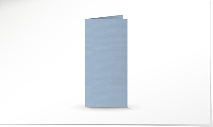 A6/5 Doppelkarte pastellblau K5273/6