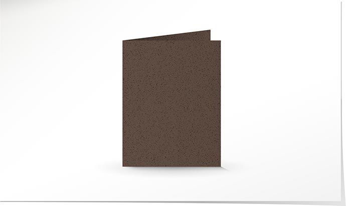 140 x 180 Doppelkarte bronze K5795