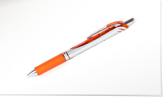 Pentel Liquid Gelroller orange Schreibstift KBGELO