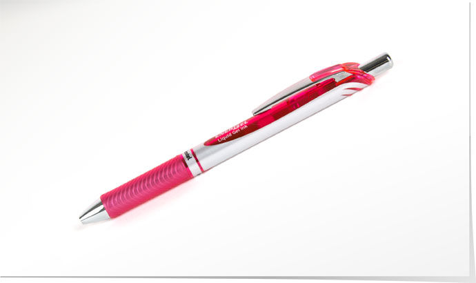 Pentel Liquid Gelroller pink Schreibstift KBGELP