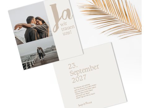 Was steht in einer Save-the-Date Karte?