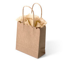 Tasche gross Kraftpapier 